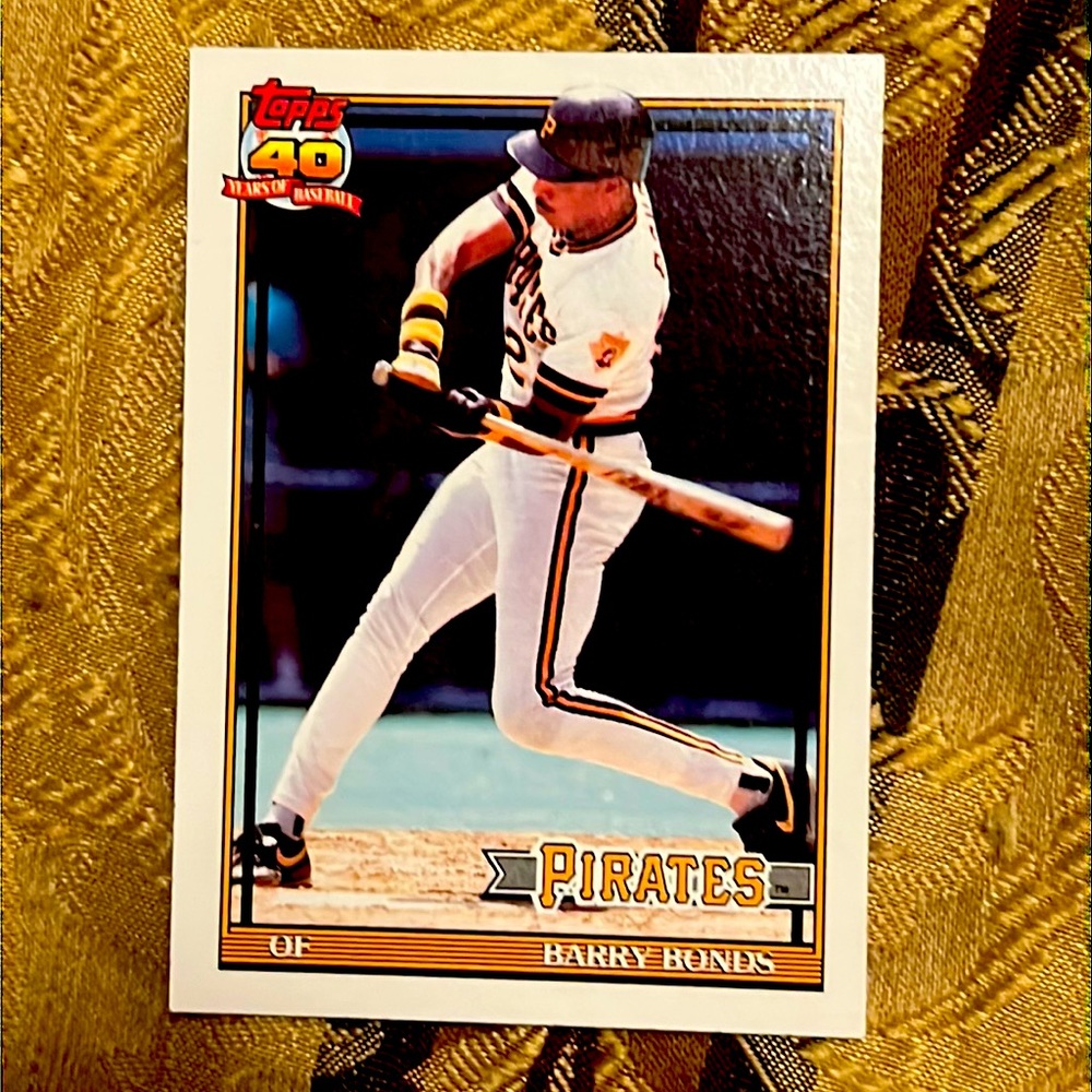 🔥BARRY BONDS TOPPS 1991 ALL STAR BASEBALL CARD COLLECTORS